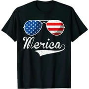 4th Of July Merica Shirts, Men Women American Flag Patriotic T-Shirt