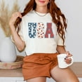 thumbnail image 1 of 4th Of July Party Shirt, America Fourth of July Shirt, USA Flag Shirt, Memorial Day Shirt, USA Women's Shirt, 1 of 2