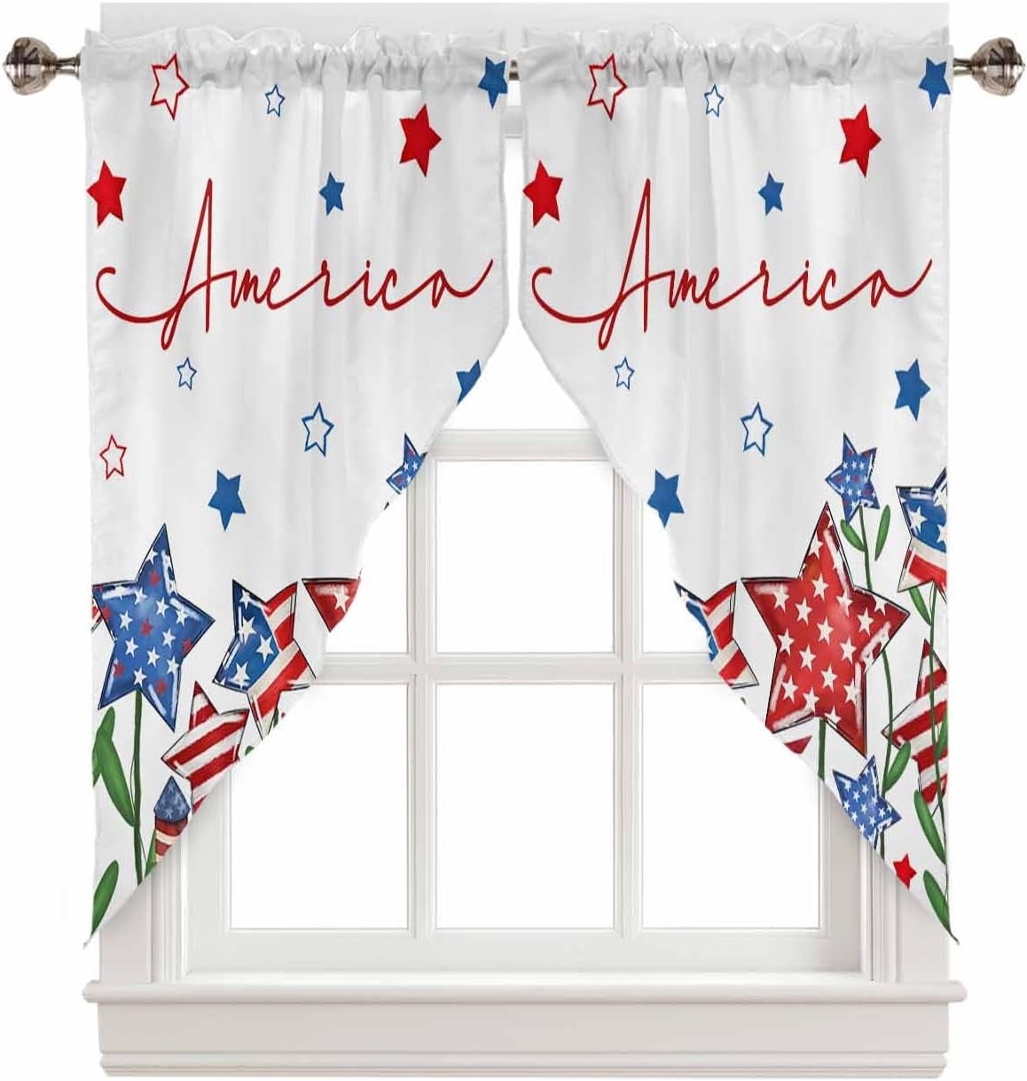independence day window decoration