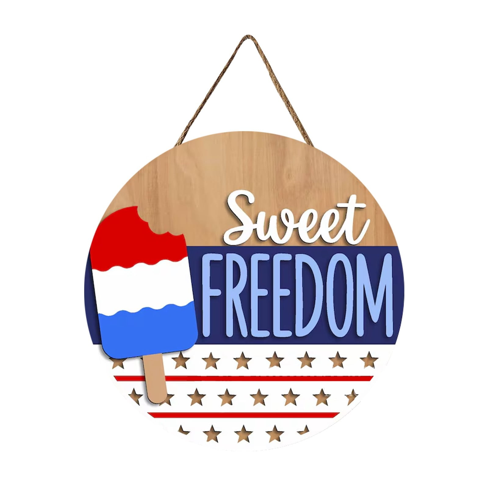 4th Of July Patriotic Wreath Memorial Day Garland For Front Door Red