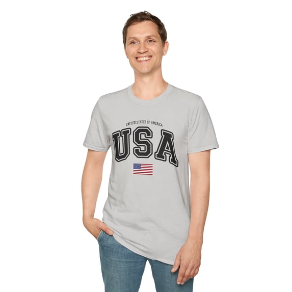 4th Of July Retro Patriotic, Gildan Unisex T-Shirt, Graphic Tee, S-3XL