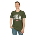 thumbnail image 1 of 4th Of July Retro Patriotic, Gildan Unisex T-Shirt, Graphic Tee, S-3XL, 1 of 5