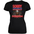 thumbnail image 1 of 4th Of July Sound Of My Freedom Black Juniors Soft T-Shirt - Large, 1 of 1