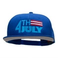 thumbnail image 1 of 4th Of July Striped Embroidered Prostyle Snapback - Royal OSFM, 1 of 5