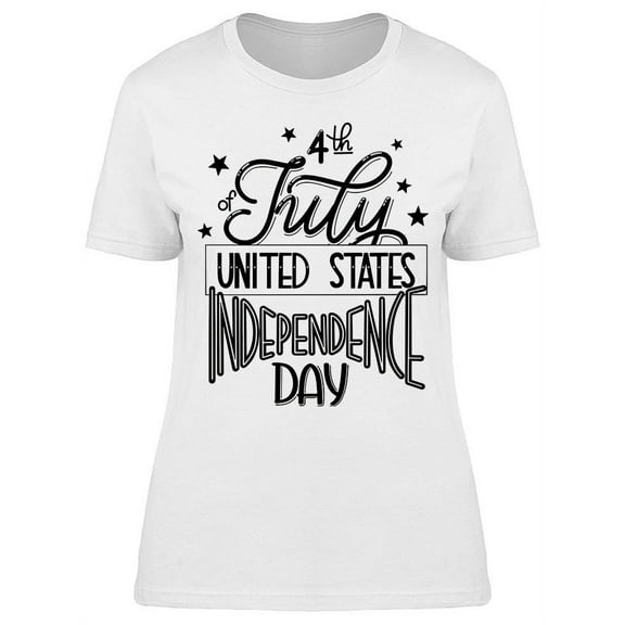 4th Of July Usa Independence Day T-Shirt Women -Image by Shutterstock, Female x-Large