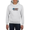 thumbnail image 1 of 4th Of July Vintage Banner Hoodie Juniors -Image by Shutterstock,  Small, 1 of 4