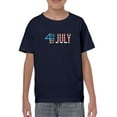 thumbnail image 1 of 4th Of July Vintage Banner T-Shirt Juniors -Image by Shutterstock,  Small, 1 of 4