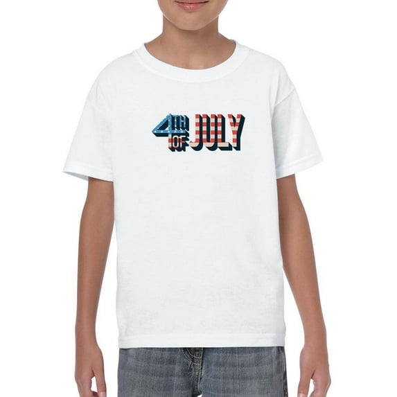 4th Of July Vintage Banner T-Shirt Juniors -Image by Shutterstock,  x-Small