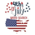 thumbnail image 1 of 4th Of July Word Search: Independence Day Word Search Puzzles - Includes Number Search - Fourth of July Large Print Puzz, (Paperback), 1 of 1