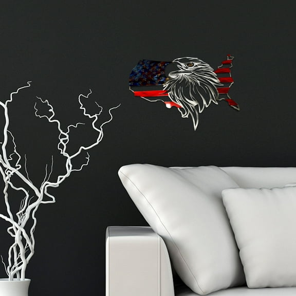 4th Of july Decorations Outdoor 2025 New Independence Day Metal Flag Decoration Americas Decoration 50% 0ff Clearance!