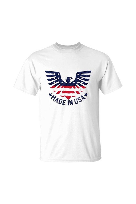 4th Patriotic Made In USA American Pride Eagle TShirt