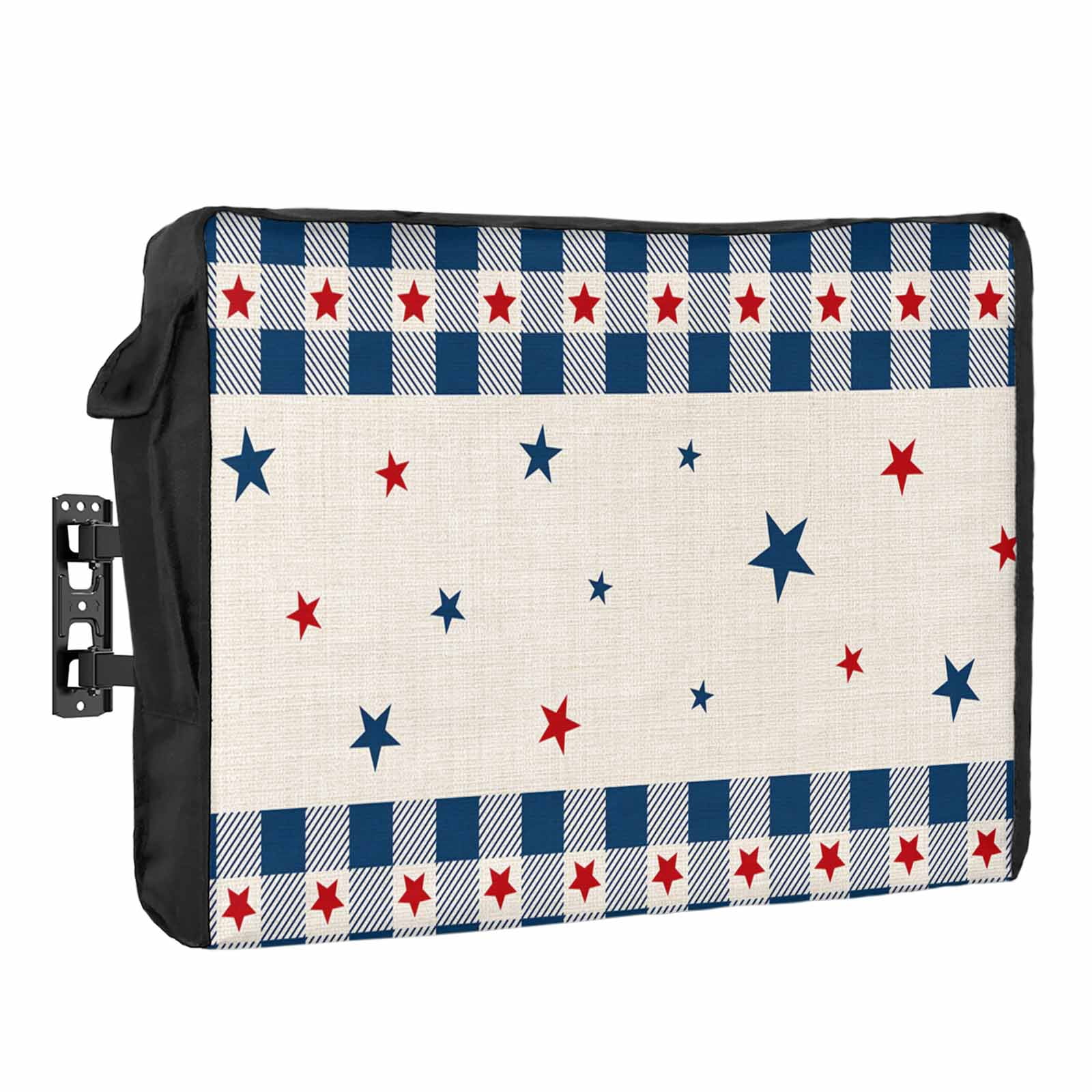 4th of Waterproof Outdoor TV Cover, July USA Flag Star Patriot Cotton ...