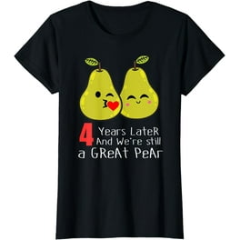 4th Wedding Anniversary Shirt Gifts Funny Couples T-Shirt