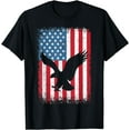 thumbnail image 1 of 4th july American eagle flag- Independence Day t shirt T-Shirt, 1 of 4