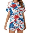 thumbnail image 1 of 4th of July 2 Pack Women’s Pajama Set Print Sleepwear And Shorts Y2k Loungewear Sets S-5XL, 1 of 7