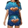 thumbnail image 1 of 4th of July 2 Pack Women’s Pajama Set Print Sleepwear And Shorts Y2k Loungewear Sets S-5XL, 1 of 7