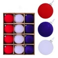 4th of July Accessories Independence Day Velvet 6CM 12pcs Paper Box Set