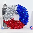 thumbnail image 1 of 4th of July Accessories Wreath, United States Independence Day Simulation Garland Door Hanging Decoration, 1 of 8
