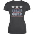 thumbnail image 1 of 4th of July Always Be Yourself American Juniors Soft T Shirt Deep Heather 2XL, 1 of 1