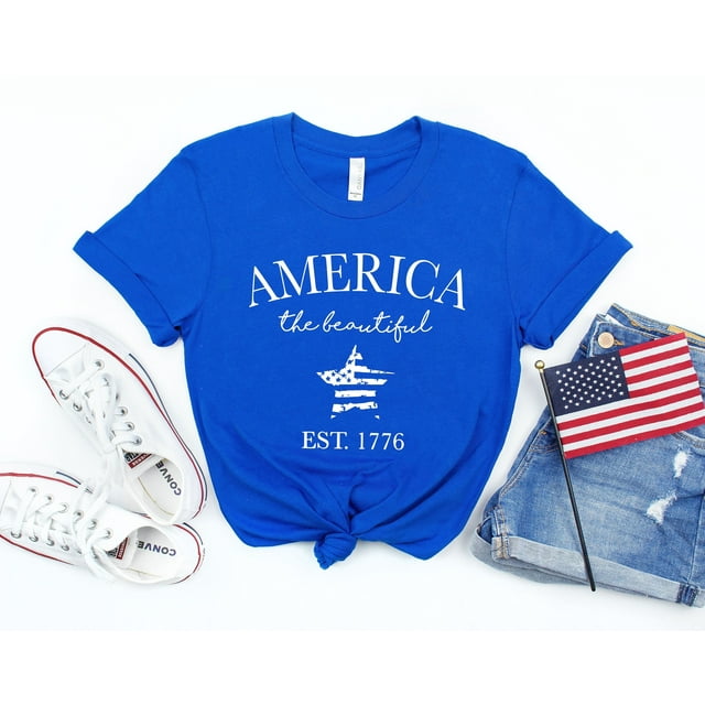 4th of july shirt that lights display