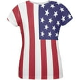 thumbnail image 1 of 4th of July American Flag All Over Womens T-Shirt - Large, 1 of 2