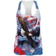 thumbnail image 1 of 4th of July American Flag Bald Eagle Splatter All Over Womens Work Out Tank Top Multi MD, 1 of 2