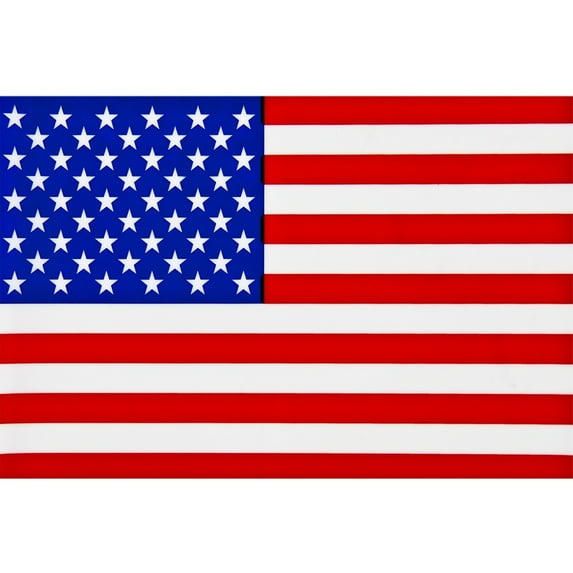 4th of July American Flag Vinyl Cling-On Window Stickers