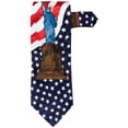 thumbnail image 1 of 4th of July American Flag Lady Neck Tie, 1 of 2