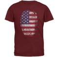 thumbnail image 1 of 4th of July American Flag Pride Thumbprint Mens T Shirt, 1 of 1