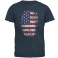thumbnail image 1 of 4th of July American Flag Pride Thumbprint Mens T Shirt, 1 of 1