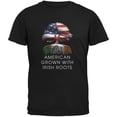 thumbnail image 1 of 4th of July American Roots Black Adult T-Shirt - X-Large, 1 of 1