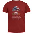 thumbnail image 1 of 4th of July American Roots Cardinal Red Adult T-Shirt, 1 of 1