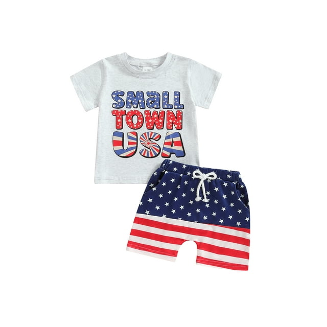 4th of july baby boy swim suit