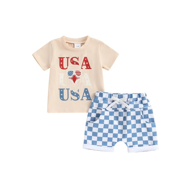 4th of july infant boy outfits