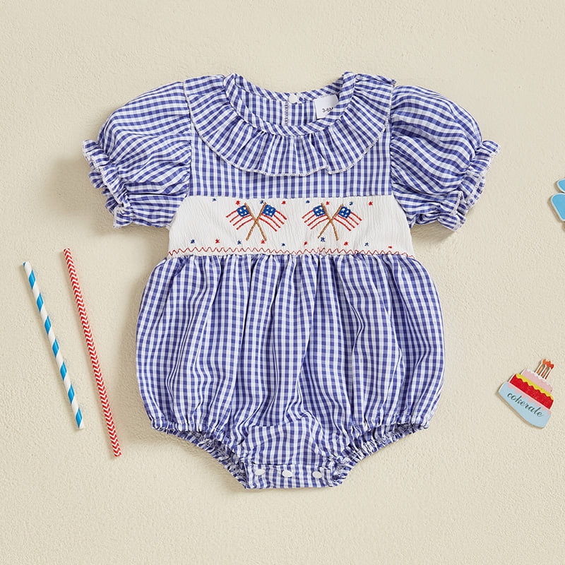 Cross Back Bubble - Patriotic Plaid main image 0