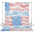 thumbnail image 1 of 4th of July Backdrop Background for Photography Photo Booth Backdrop for Photoshoot Background Screen Video Recording Parties Curtain, 1 of 5
