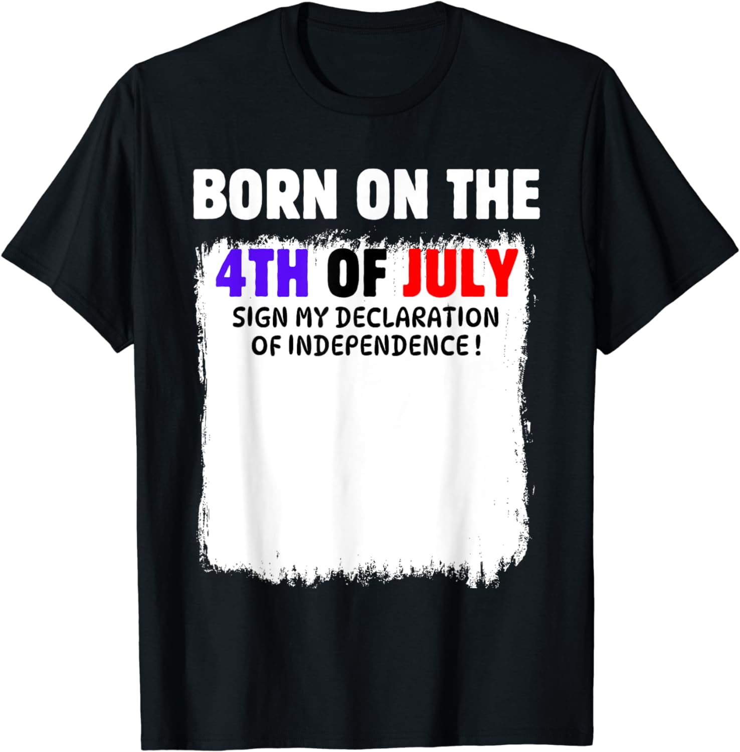 4th of july birthday sign