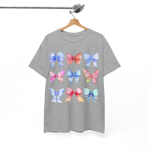 4th of July Bow Shirt, Patriotic TShirt, Independence Day Tee ID-0412-PT2U