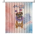 thumbnail image 1 of 4th of July Boxer Celebrates Independence Day Shower Curtain Boxers Dog Lover Gifts Idea Waterproof Bathroom Bathtub Curtain - 12010, 1 of 5