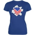 thumbnail image 1 of 4th of July Bursting with Pride Juniors Soft T Shirt Royal MD, 1 of 1
