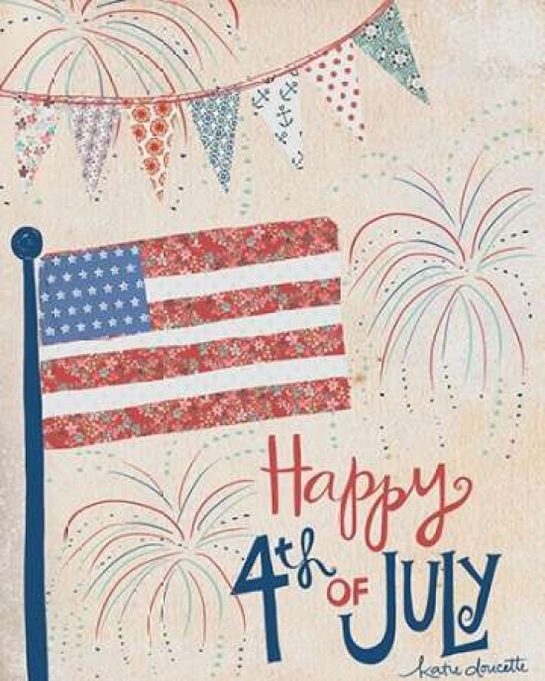 4th of July Canvas Art - Katie Doucette (24 x 30)