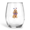 thumbnail image 1 of 4th of July Cocker Spaniel Celebrates Independence Day 15oz Stemless Wine Glass Mug Cockers Dog Lover Gifts Wine Glasses Cup - 12010, 1 of 5