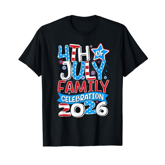 4th of July Crew Family Celebration 2026 T-Shirt