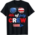thumbnail image 1 of 4th of July Crew Matching Family July 4th Men Women Kids Fun T-Shirt, 1 of 4