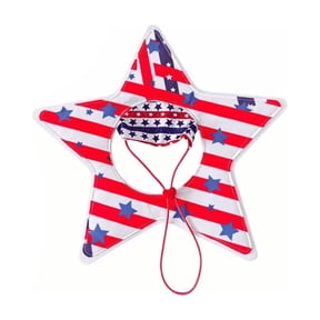 4th of July Decorations Independence Day Dog Pet Accessories Five-pointed Star Dog Scarf