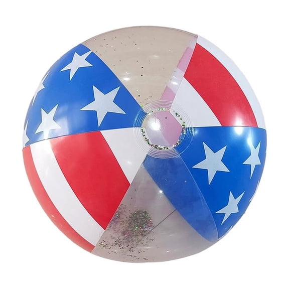 4th of July Decorations Independence Day PVC Thickened Inflatable Beach Ball For Water Pool Parties