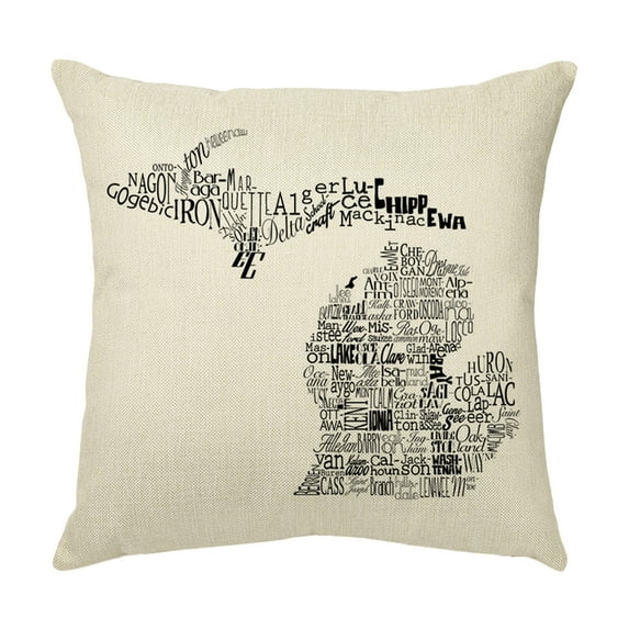4th of July Decorations Savings Clearance 2023! loopsun Independence Day Pillowcase Cartoon Style Linen Digital Printing Pillowcase