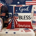 thumbnail image 1 of 4th of July Decorations Throw Pillows for Couch Fourth of July Party Decorations Throw Pillow Covers 45x45cm, 1 of 7