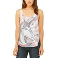thumbnail image 1 of 4th of July Freedom is Magical Unicorn Juniors Flowy Side Slit Tank Top Multi MD, 1 of 2