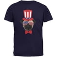thumbnail image 1 of 4th of July Funny Pug Mens T Shirt, 1 of 5